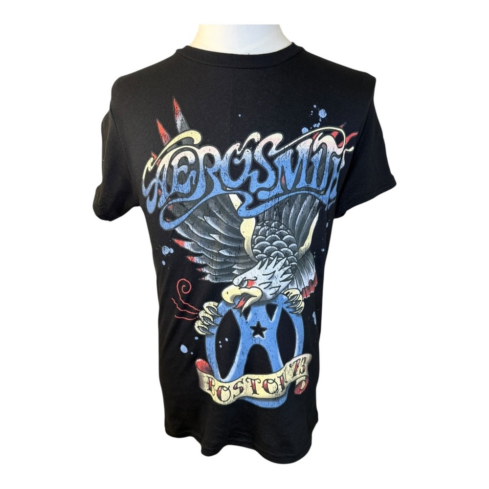 Aerosmith Graphic T-Shirt Eagle Boston Rock Band Tee Nordstrom Small NWT